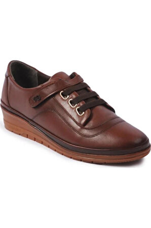 Hakiki Deri Ayakkabı 7666 Kahverengi