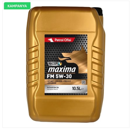 Petrol Ofisi MAXIMA FM 5W/30 10.5 Litre Motor Yağı