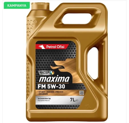 Petrol Ofisi MAXIMA FM 5W/30 7 Litre Motor Yağı
