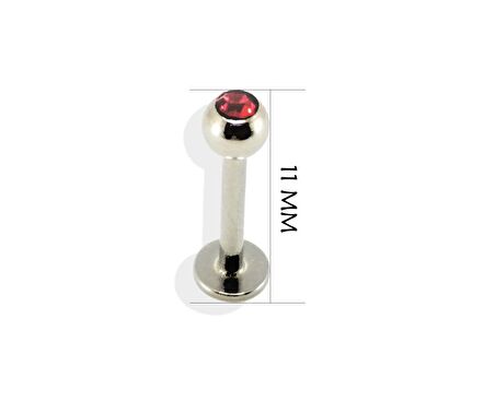 316L CERRAHİ ÇELİK BEYAZ TAŞ DUDAK,TRAGUS,KIKIRDAK,KULAK PİERCİNG