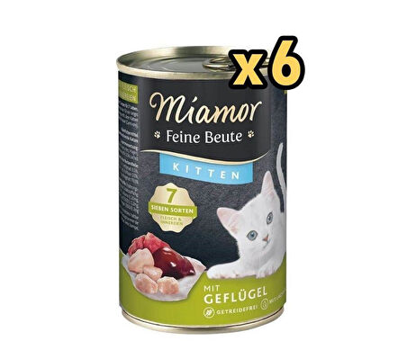 Miamor Vd Tavuklu Yavru Kedi Çorbası 135 Ml x 6 Adet