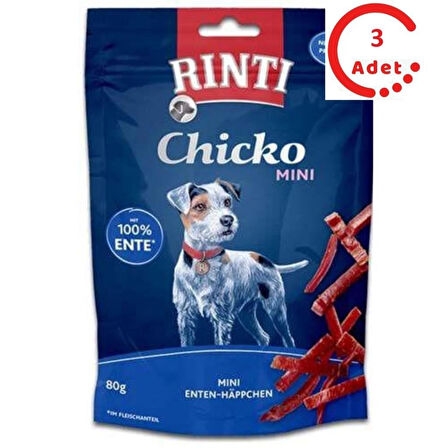 Rinti Chicko Mini Köpek Ödülü Ördek 75gr x 3 Adet