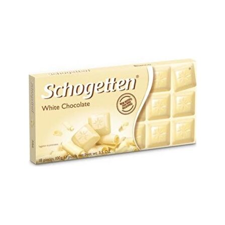 Schogetten White Chocolate 100 Gr