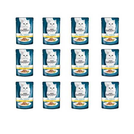 Gourmet Perle Izgara Tavuklu Yas Kedi Maması 85 Gr X 12 Adet