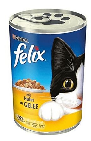 Felix Tavuklu Yetişkin Kedi Konservesi 400gr X 6 Adet 