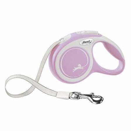 New Comfort Otomatik Şerit Köpek Gezdirme Tasması XS 3 Mt Rose