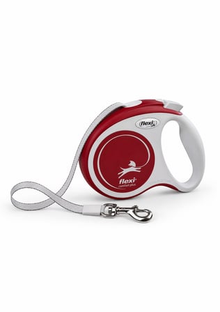 Flexi Comfort Plus Kırmızı XSmall Şerit Köpek Gezdirme Tasması 3 Metre