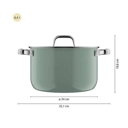 WMF Fusiontec Tencere Seti 4 Parça Okaliptus
