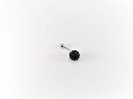 ŞAMBALA HAMUR SWAROVSKİ RENKLİ TAŞ 11 MM GÖBEK PİERCİNG