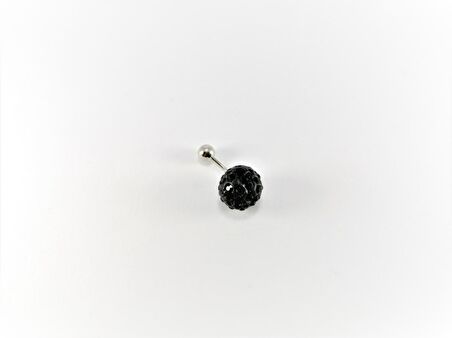 ŞAMBALA HAMUR SWAROVSKİ RENKLİ TAŞ 12 MM GÖBEK PİERCİNG