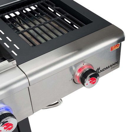 Landmann Triton Maxx 4.1 Outdoor Gazlı Barbekü Siyah