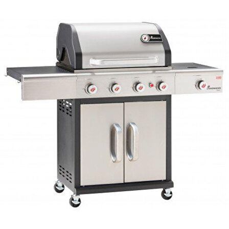 LANDMANN 12969 TRİTON MAXX 4.1 GAZLI OUTDOOR GRILL ÇELİK