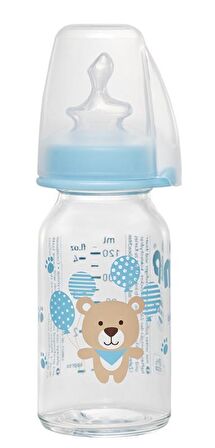 Nip Wide Neck Bottle 125 ml Antikolik Cam Biberon Erkek