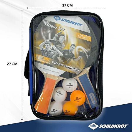 Donic Hobby Set Masa Tenisi Seti ( 4 Raket + 5 Top + Taşıma Çantası)