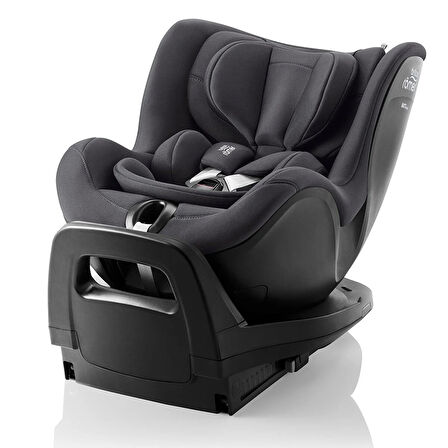 Britax Römer Dualfix Pro Oto Koltuğu Isofixli, 360° Dönebilen, i-Size Sertifikalı, Yan Darbe Koruması, 40 - 105 cm, 0-4 Yaş, Deep Grey