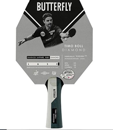 Butterfly Timo Boll Diamond Masa Tenisi Raketi 85034