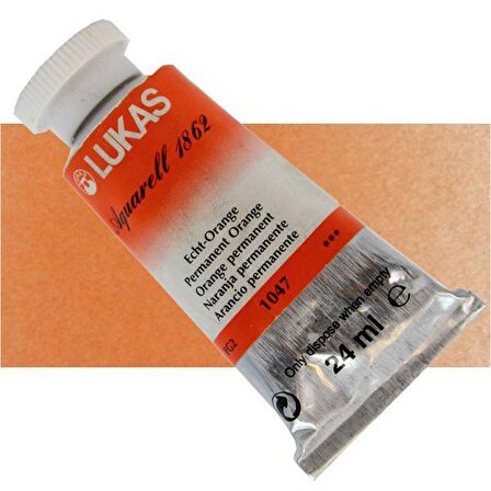 Lukas 1862 Artist 24ml Sulu Boya 1047 Permanent Orange Seri 2