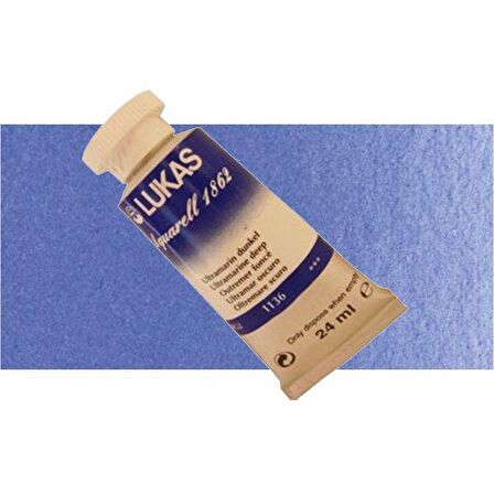 Lukas 1862 Artist 24ml Sulu Boya 1136 Ultramarine Deep Seri 2