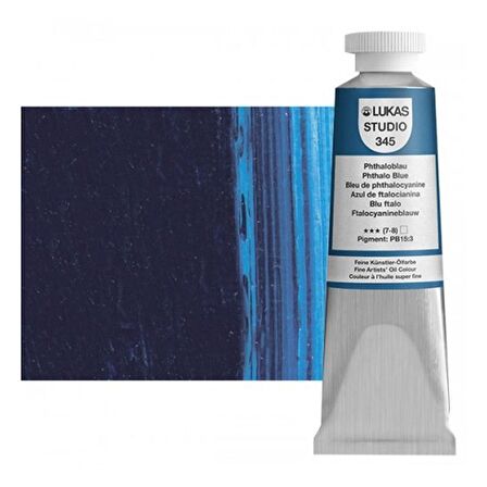 Lukas Studio 37ml Yağlı Boya No:0345 Phthalo Blue