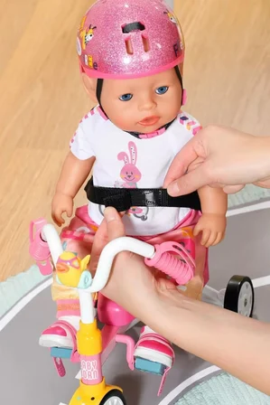 Baby Born 43 cm 3 Tekerlekli Bebek Bisikleti Emniyet Kemerli Bebek Dahil Değildir