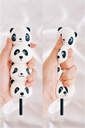 Sevimli Panda Squishy Kalem Beyaz