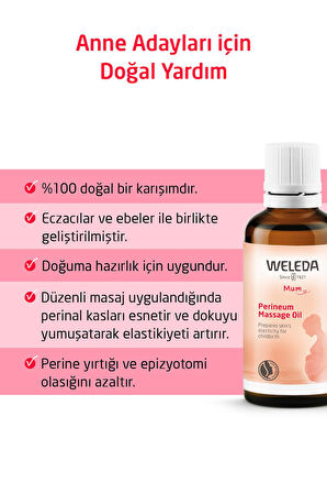 Weleda Organik Perine Masaj Yağı 50ml