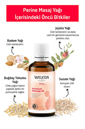 Weleda Organik Perine Masaj Yağı 50ml