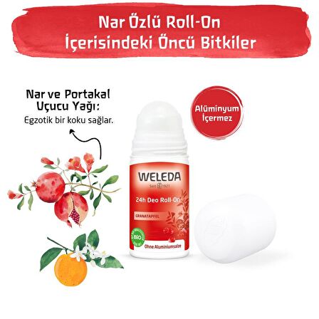 Weleda Granatapfel Pudrasız Roll-On Deodorant 50 ml