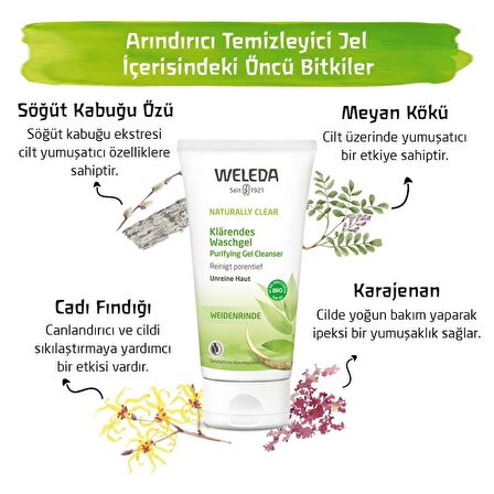 Weleda Naturally Clear Arındırıcı Temizleyici Jel 100 ml