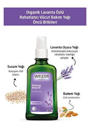 Weleda Organik Lavanta Özlü Rahatlatıcı Vücut Bakım Yağı 100ml