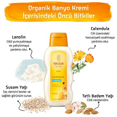 Weleda Baby Calendula Banyo Kremi 200 ml