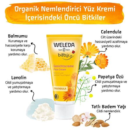 Weleda Calendula Organik Yüz Kremi 50ml