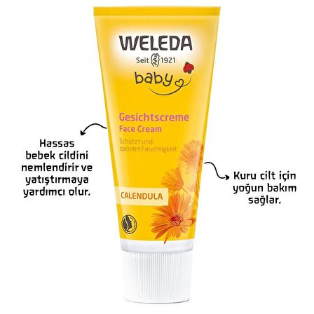 Weleda Calendula Organik Yüz Kremi 50ml