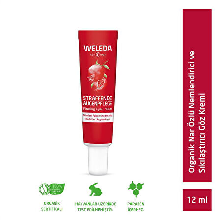 Weleda Pomegranate & Maca Peptides Organik Nar Özlü Nemlendirici ve Sıkılaştırıcı Göz Kremi 12ml 