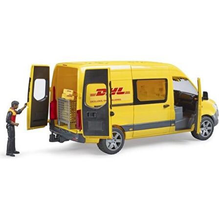 Bruder Oyuncak Mb Sprinter Dhl Kamyonu-Sürücüsü 02671