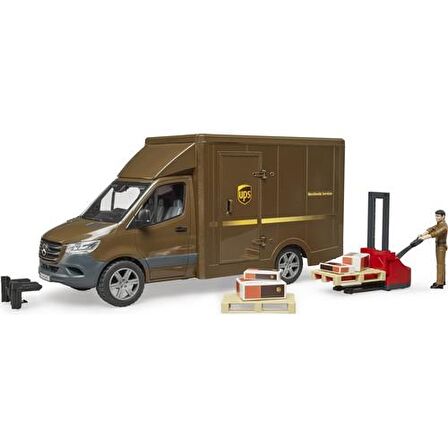 Bruder Mercedes Benz Sprinter Ups Kargo Aracı Transpalet 02678 Lisanslı Ürün