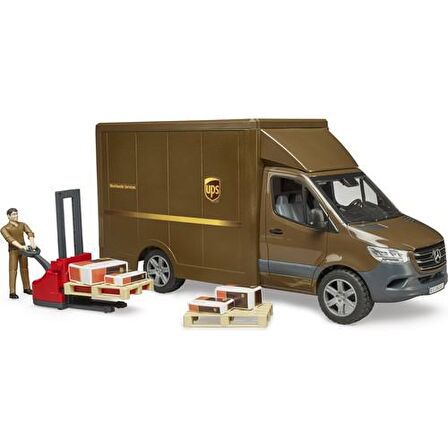 Bruder Mercedes Benz Sprinter Ups Kargo Aracı Transpalet 02678 Lisanslı Ürün