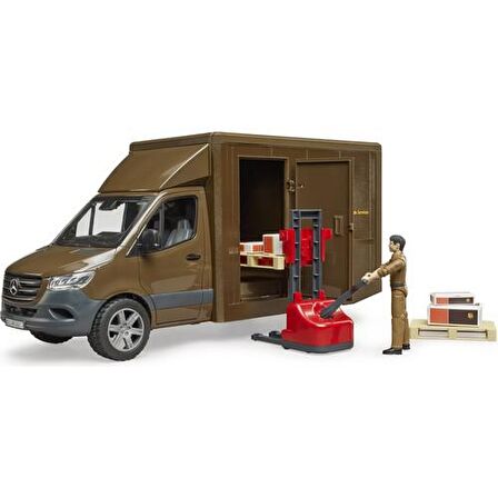 Bruder Mercedes Benz Sprinter Ups Kargo Aracı Transpalet 02678 Lisanslı Ürün