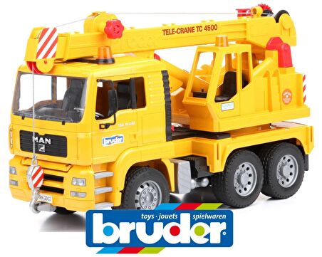 Bruder MAN Vinçli Kamyon Sarı 02754