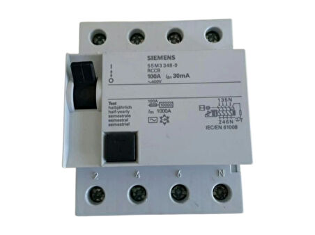 SİEMENS 3X100A 300 mA YANGIN KORUMA ROLESİ(5SM3648-0)