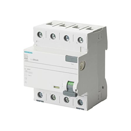 Siemens 5Sv3346-6 63 Amper 30Ma Trifaze Kaçak Akım Koruma Röl