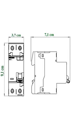 Siemens 5SV3614-6 1*40A 300 mA Kaçak Akım Koruma Rölesi