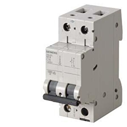 Siemens,5Sl6520-6Ya 20A, 1+N Fazlı, N Otomat,  6Ka, B Tipi