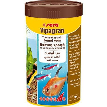 Sera Vipagran Balık Granül Yem 250 ml / 75 gr