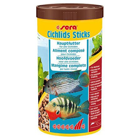 Sera Cichlids Sticks Balık Yemi 1000 ml / 210 gr