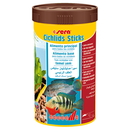 Sera Cichlids Sticks Balık Yemi 1000 ml / 210 gr