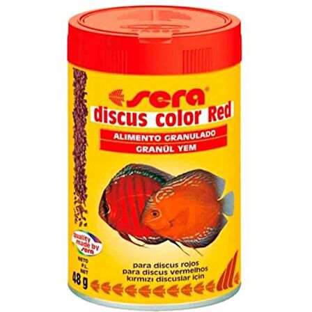 Sera Discus Color Red Granül Balık Yemi 100 ml