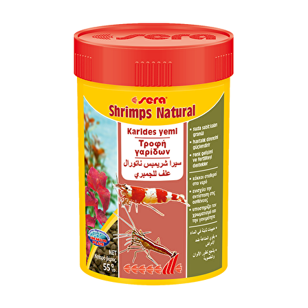 Sera Shrimps Natural 100 ml 55 Gr.