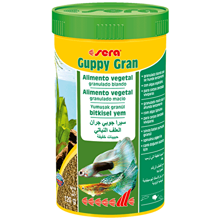 Sera Guppy Gran 250 ml / 120 gr