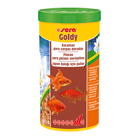 Sera Goldy Japon Balığı yemi 1000 ml / 210 gr